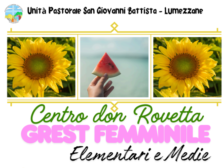 GREST FEMMINILE CENTRO DON ROVETTA